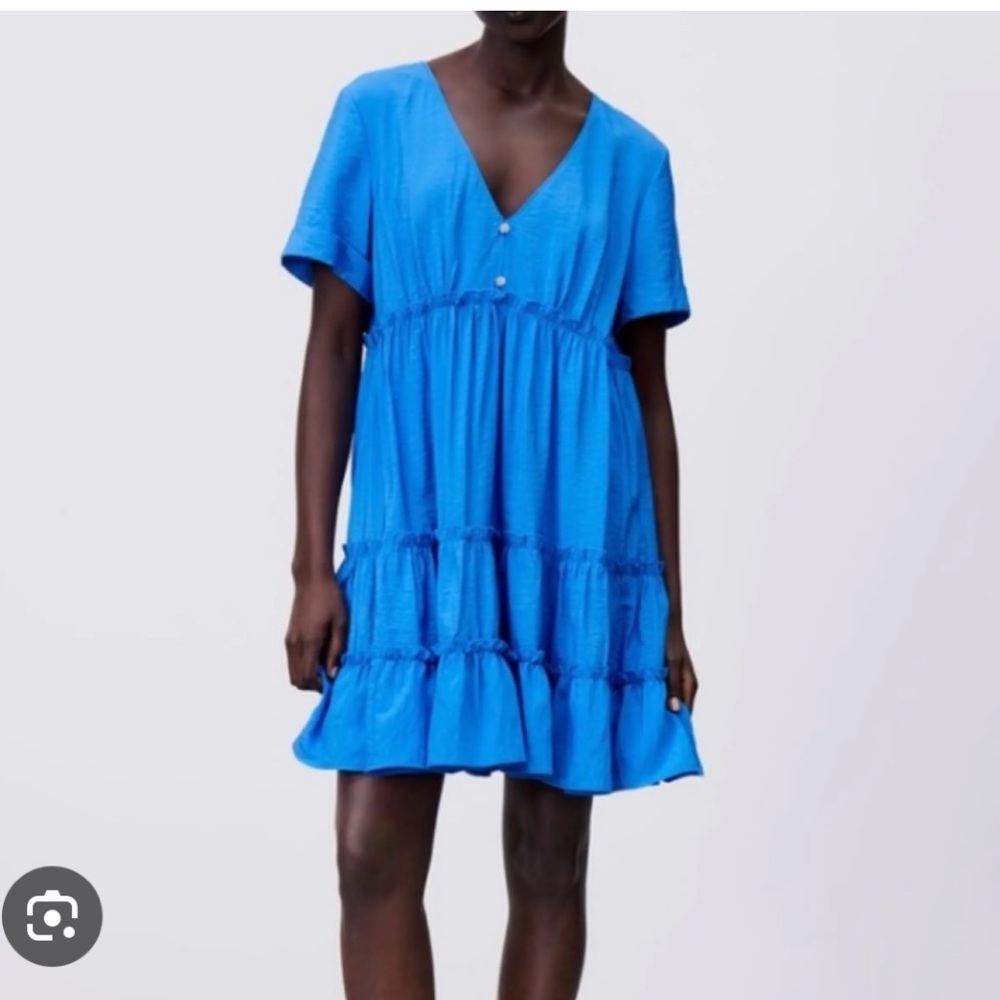 Zara Tiered Mini Dress